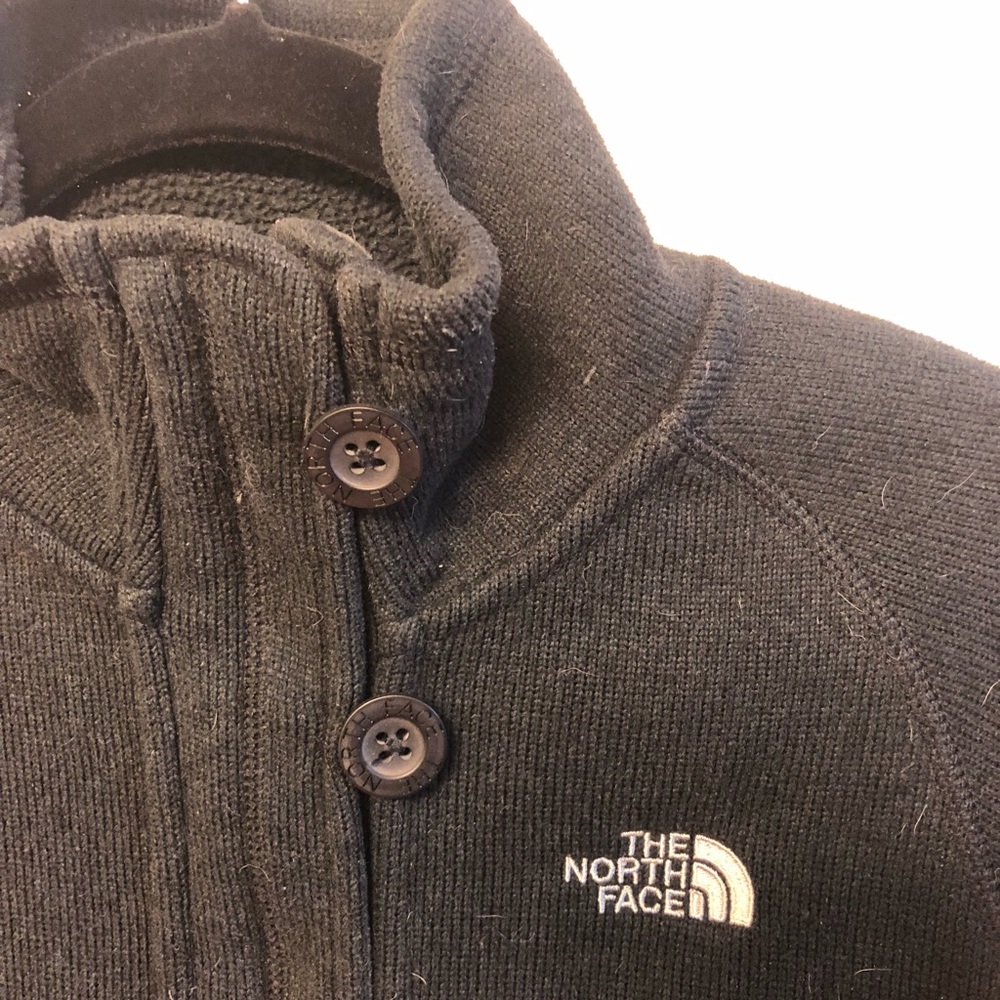 Northface Sweater with Inside Fleece Black Small